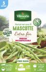 Légumes Secs - Haricot Nain Vert Mascotte - 5 m  - face recto